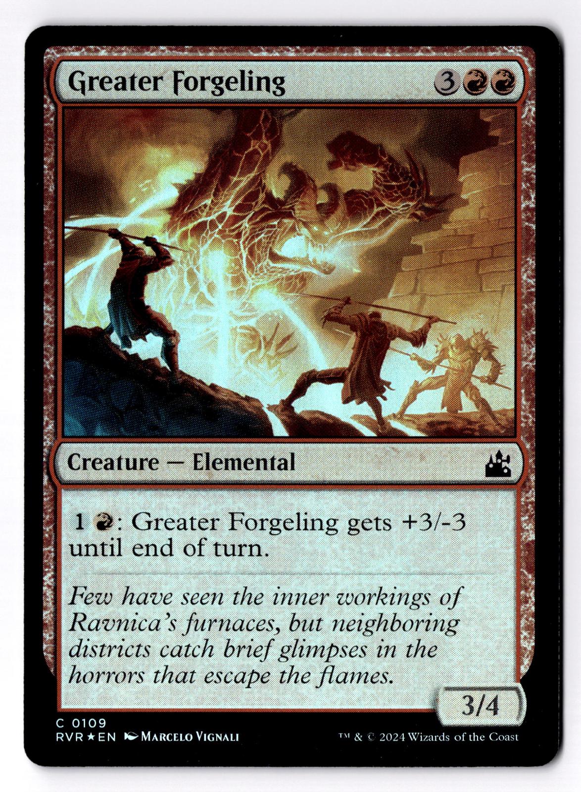 Greater Forgeling 109 Common Ravnica Remastered Magic: The Gathering Foil MP