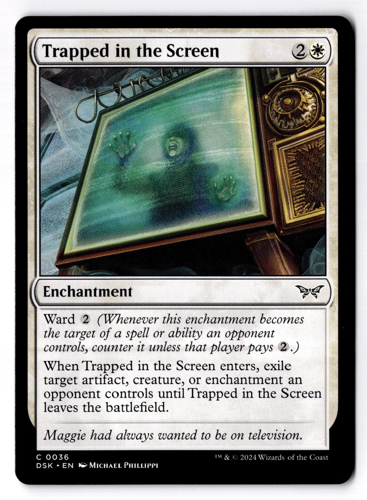 Trapped in the Screen 36 Duskmourn: House of Horror Magic: The Gathering MP