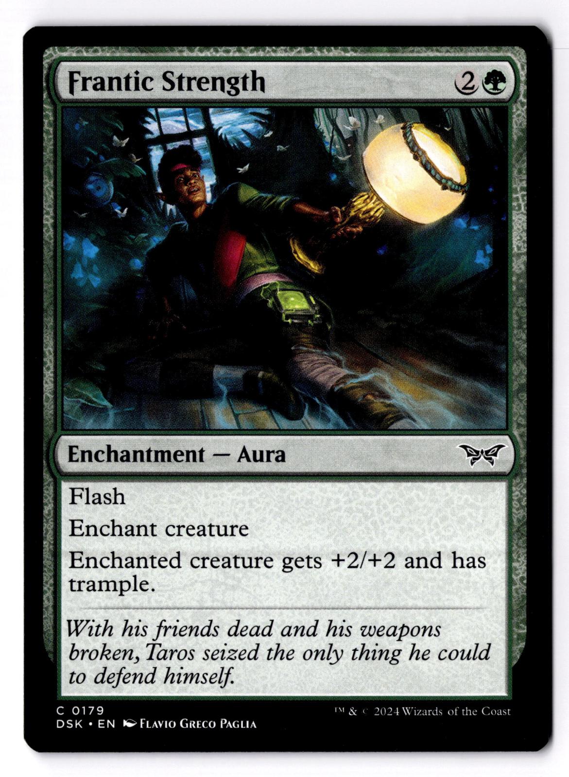 Frantic Strength 179 Common Duskmourn: House of Horror Magic: The Gathering MP