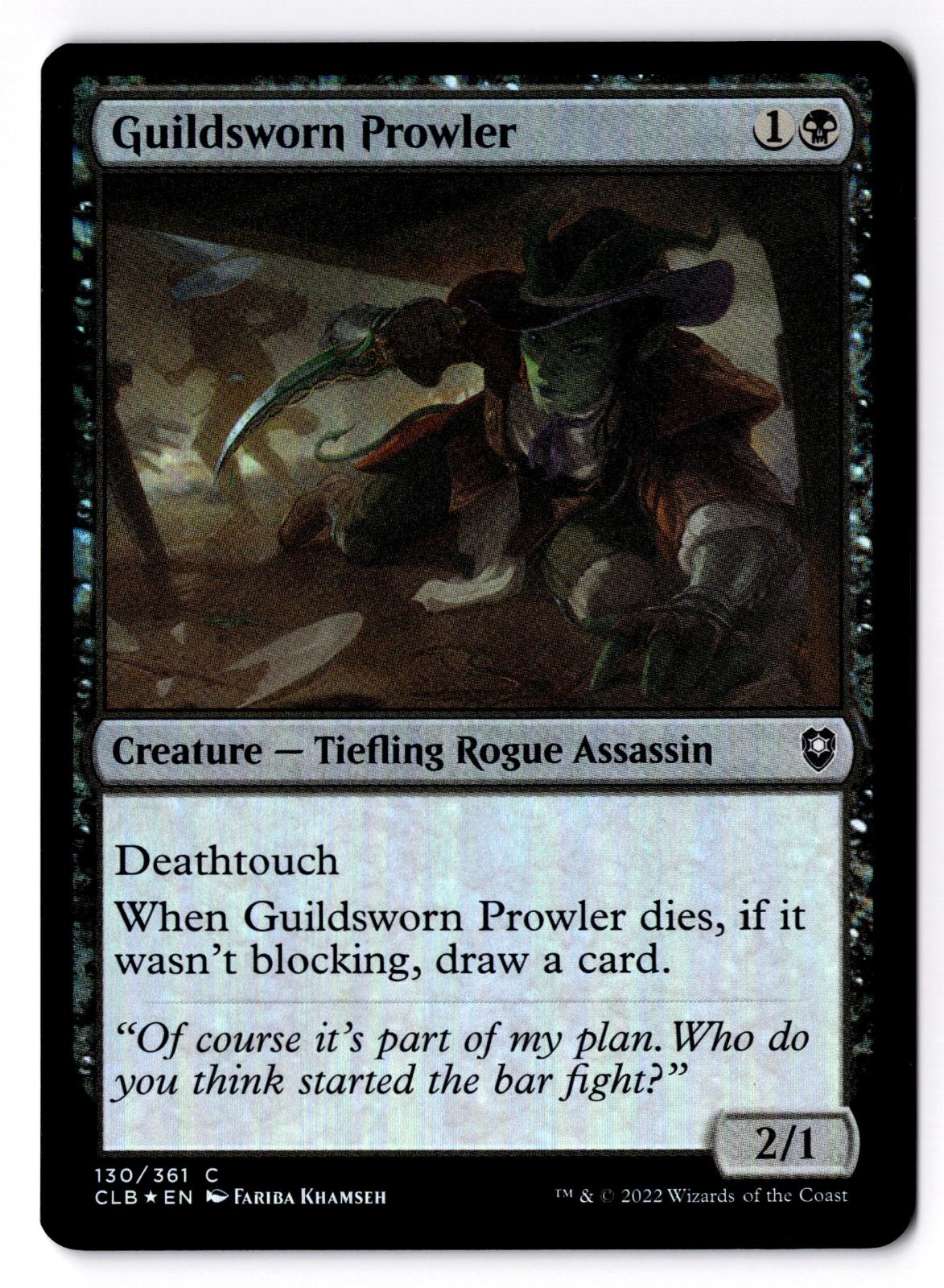 Guildsworn Prowler 130 Magic: The Gathering Foil LP