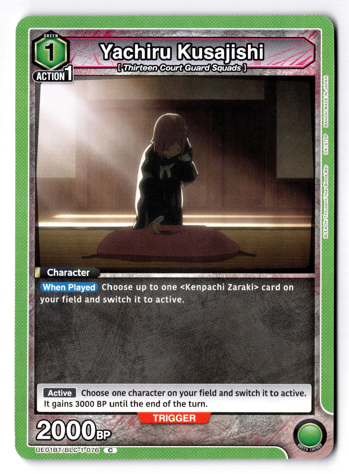 Yachiru Kusajishi UE01BT/BLC-1-076 Union Arena NM