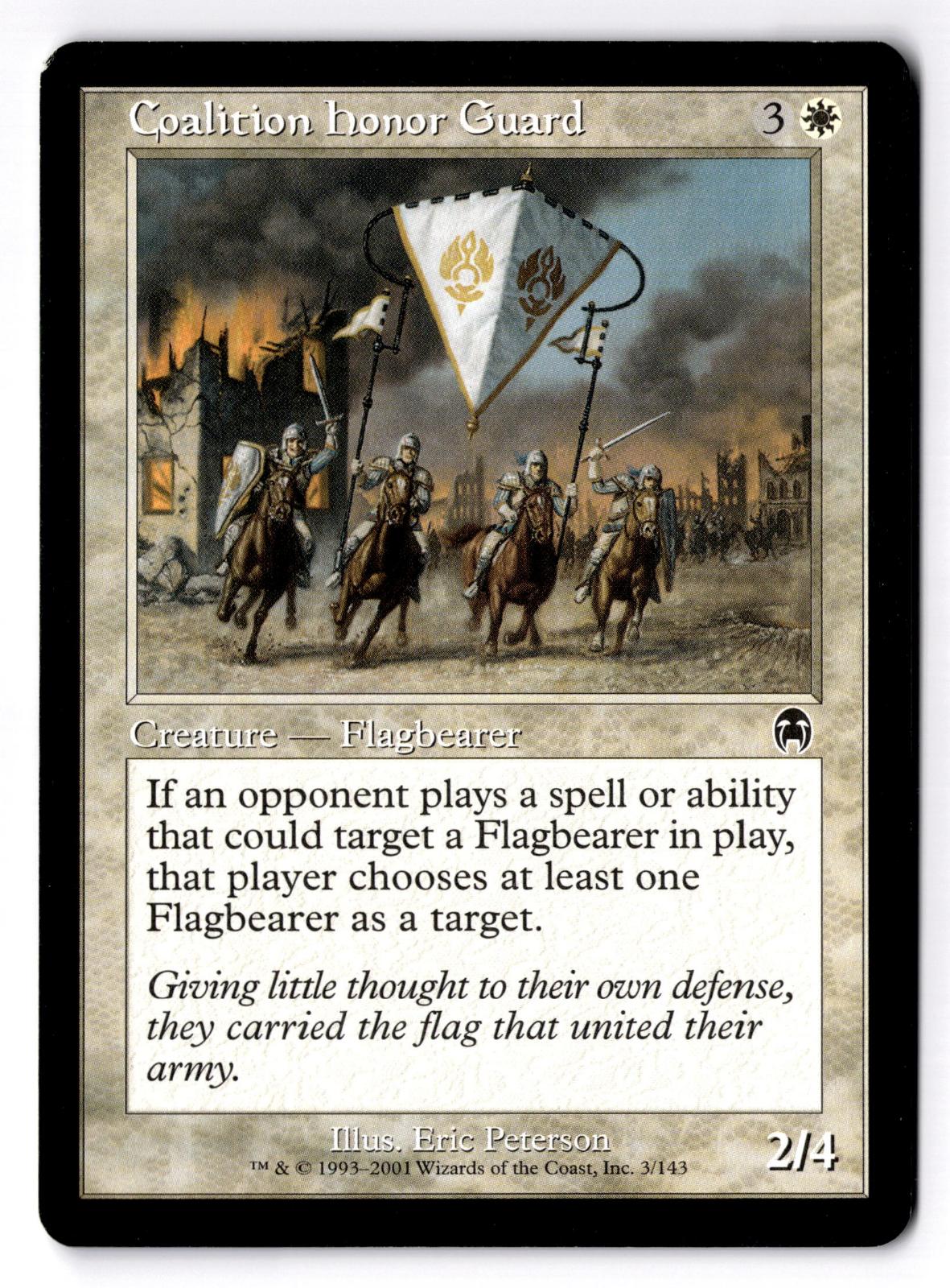 Coalition Honor Guard 3 Common Apocalypse Magic: The Gathering Moderately Played