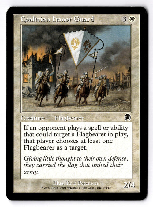 Coalition Honor Guard 3 Common Apocalypse Magic: The Gathering Moderately Played