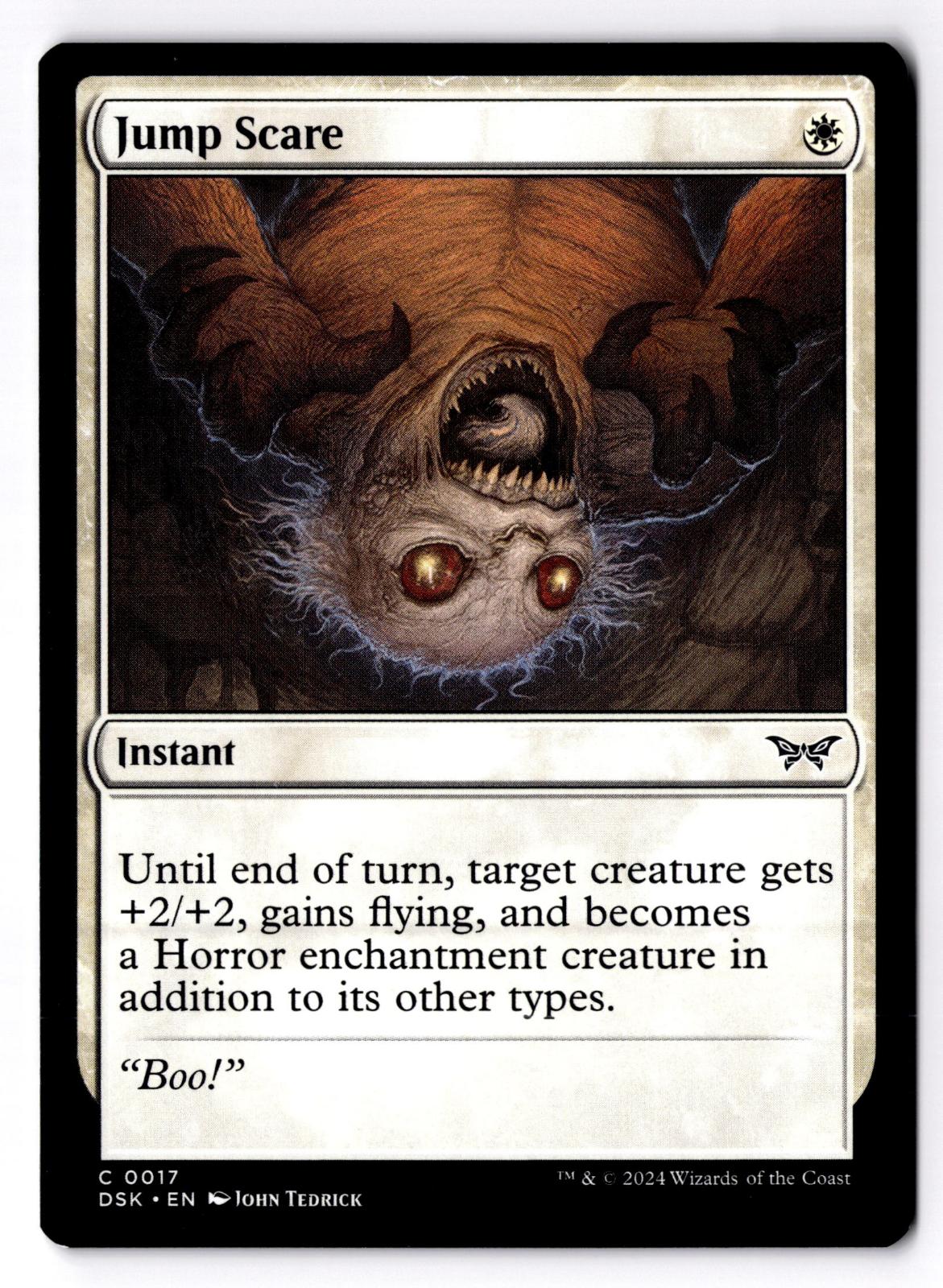 Jump Scare 17 Common Duskmourn: House of Horror Magic: The Gathering LP