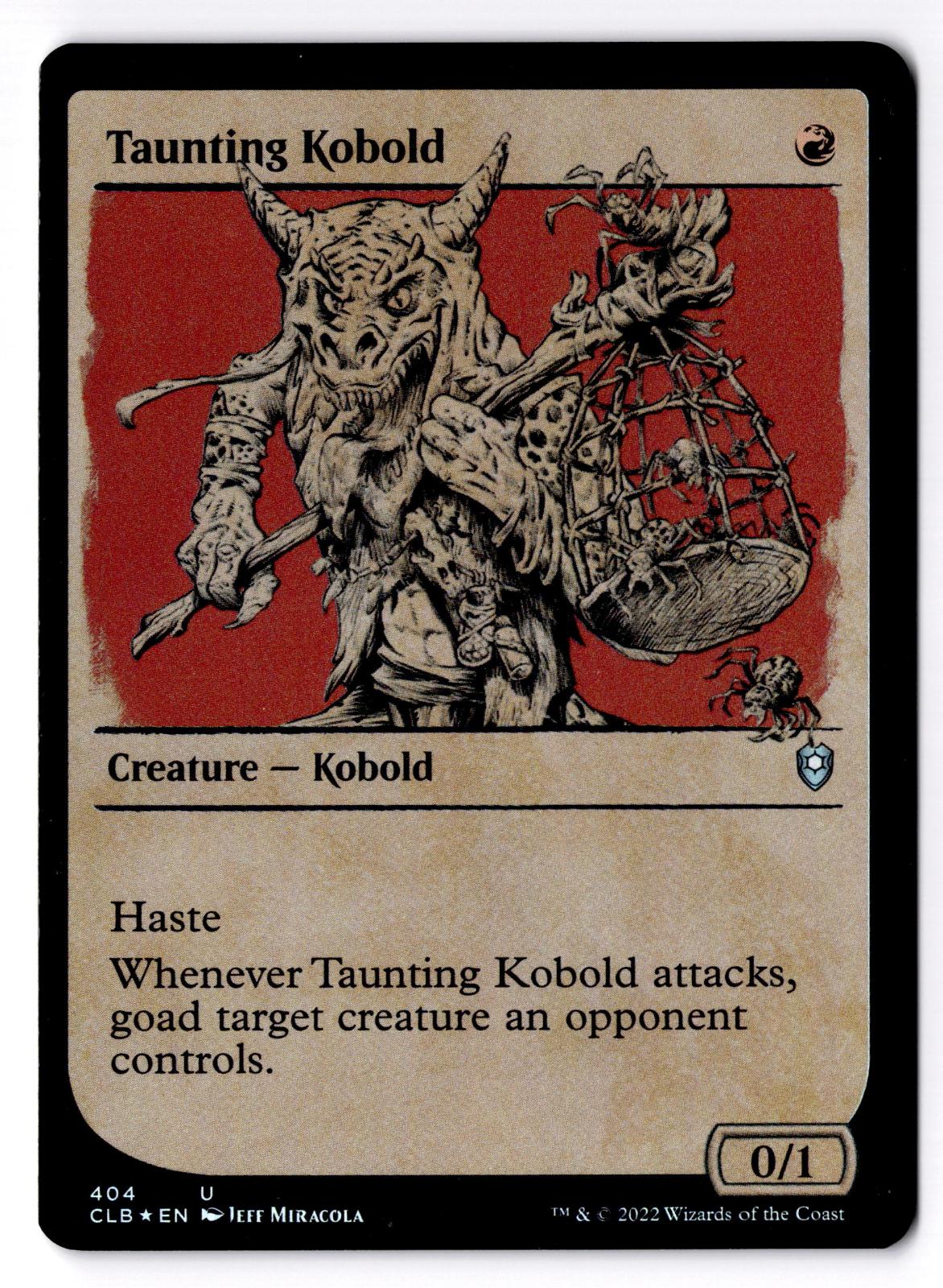 Taunting Kobold (Showcase) 404 Magic: The Gathering Foil LP