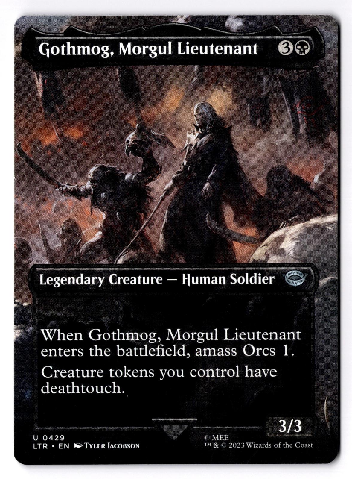Gothmog, Morgul Lieutenant (Borderless) 429 Magic: The Gathering LP