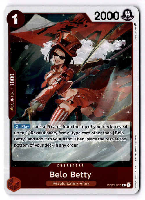Belo Betty (015) OP05-015 Rare Awakening of the New Era One Piece Foil Near Mint