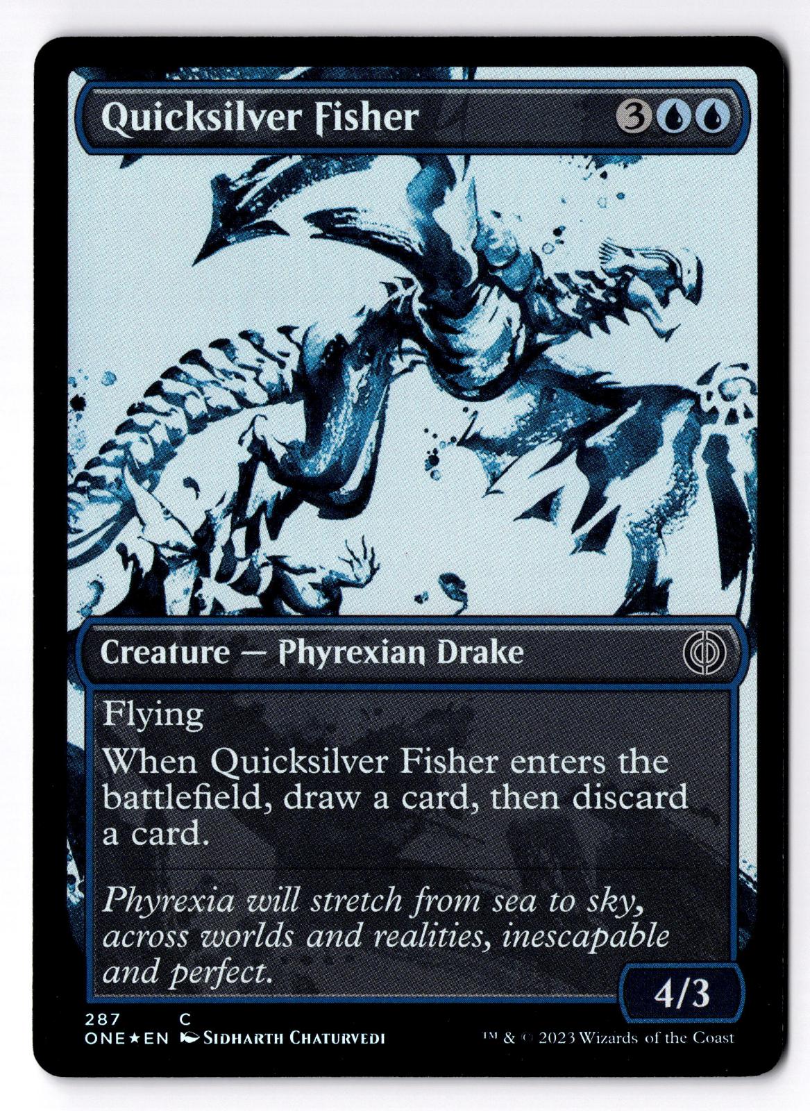 Quicksilver Fisher (Showcase) 287 Magic: The Gathering Foil LP
