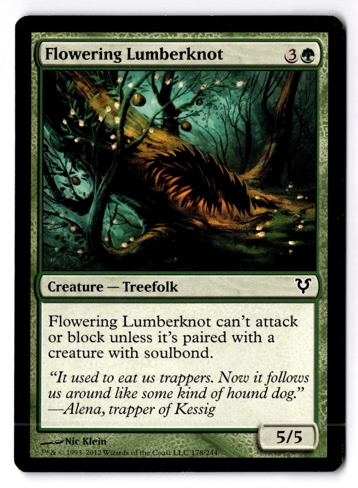 Flowering Lumberknot 178 Common Avacyn Restored Magic: The Gathering LP