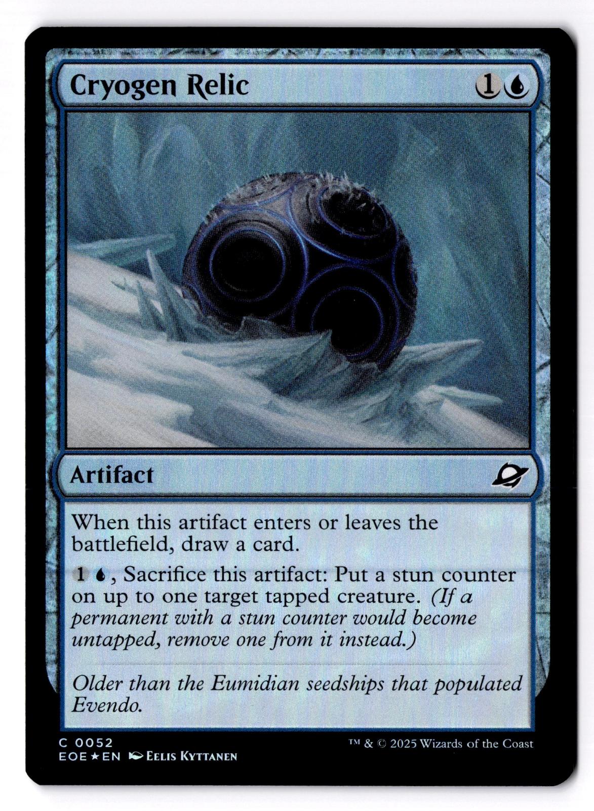 Cryogen Relic 52 Common Edge of Eternities Magic: The Gathering Foil LP