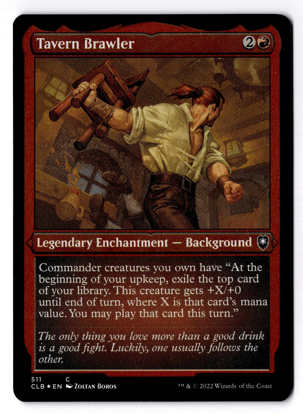 Tavern Brawler (Foil Etched) 511 Magic: The Gathering LP