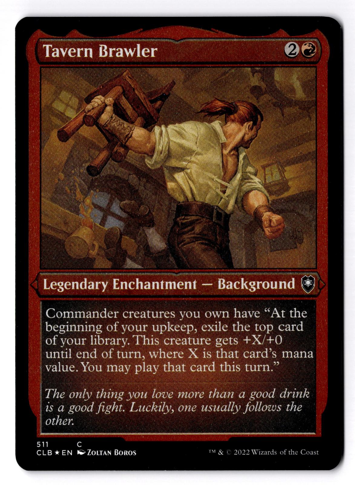 Tavern Brawler (Foil Etched) 511 Magic: The Gathering LP