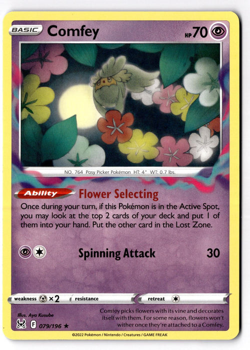 Comfey 079/196 Rare Lost Origin Pokemon Near Mint