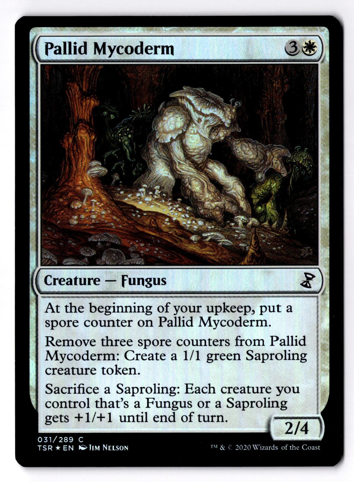 Pallid Mycoderm 31 Common Time Spiral: Remastered Magic: The Gathering Foil LP