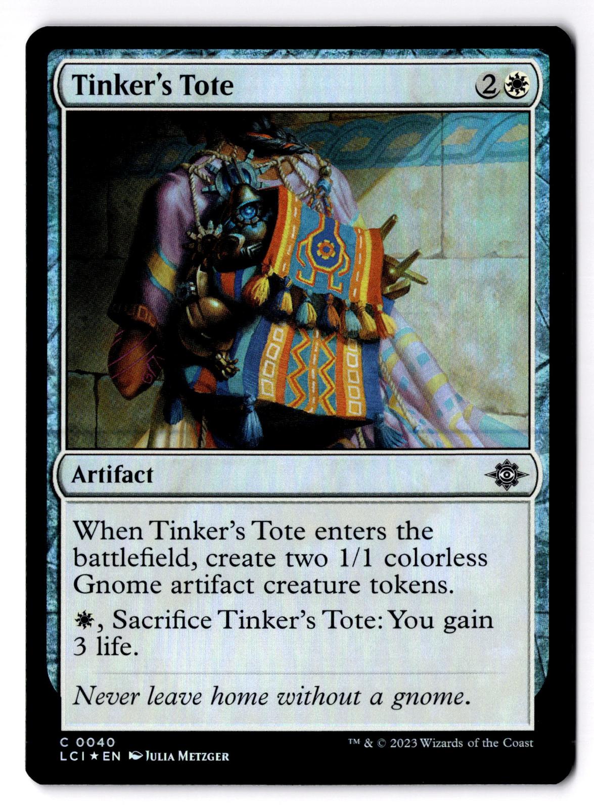 Tinker's Tote 40 Common The Lost Caverns of Ixalan Magic: The Gathering Foil LP