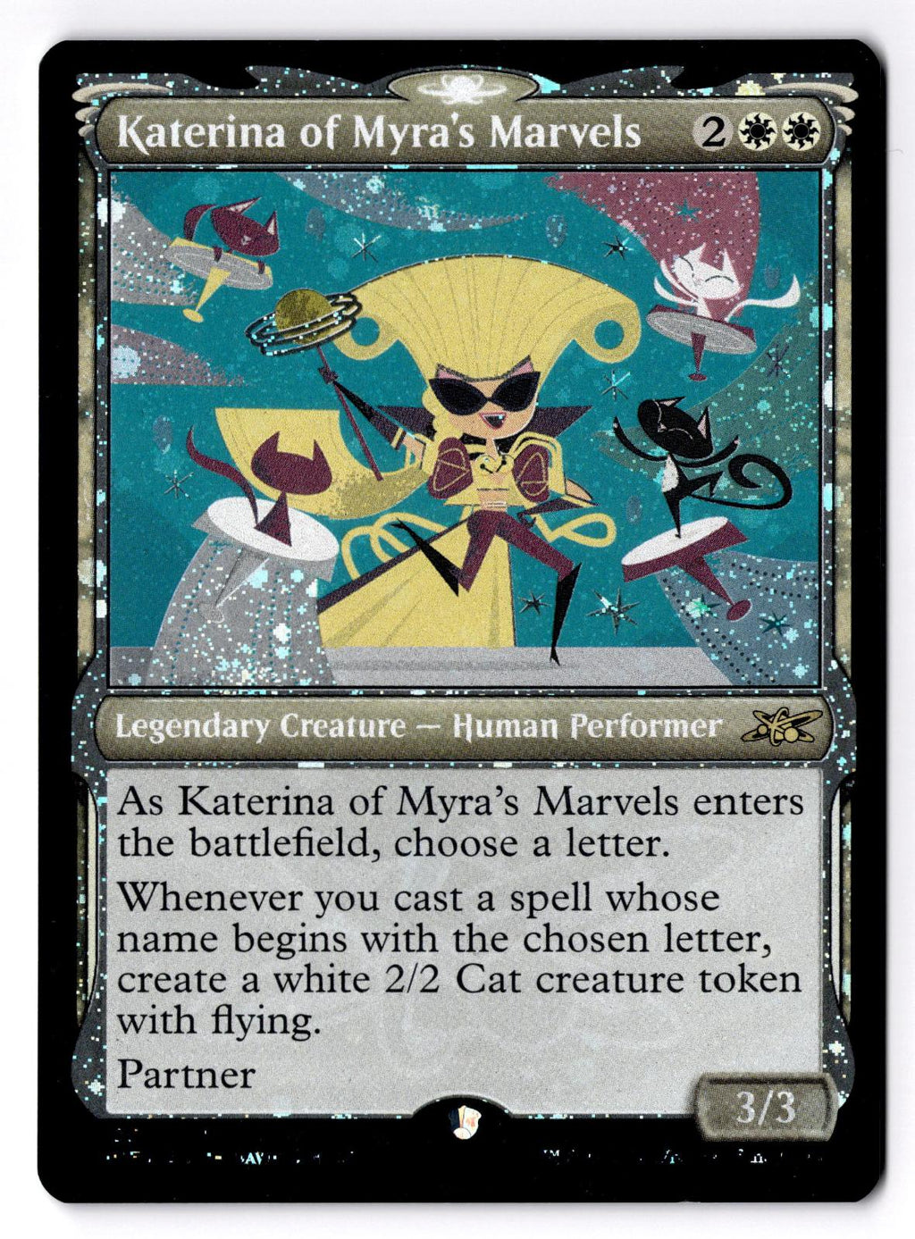Katerina of Myra's Marvels (Showcase) (Galaxy Foil) 496 Magic: The Gathering LP