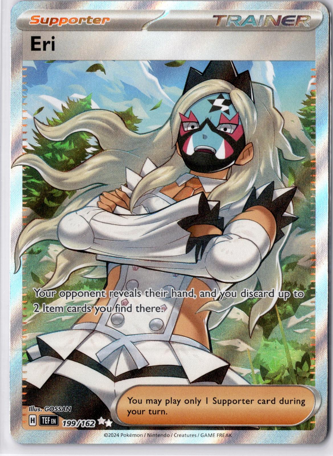 Eri 199/162 Ultra Rare Temporal Forces Pokemon Holo Near Mint