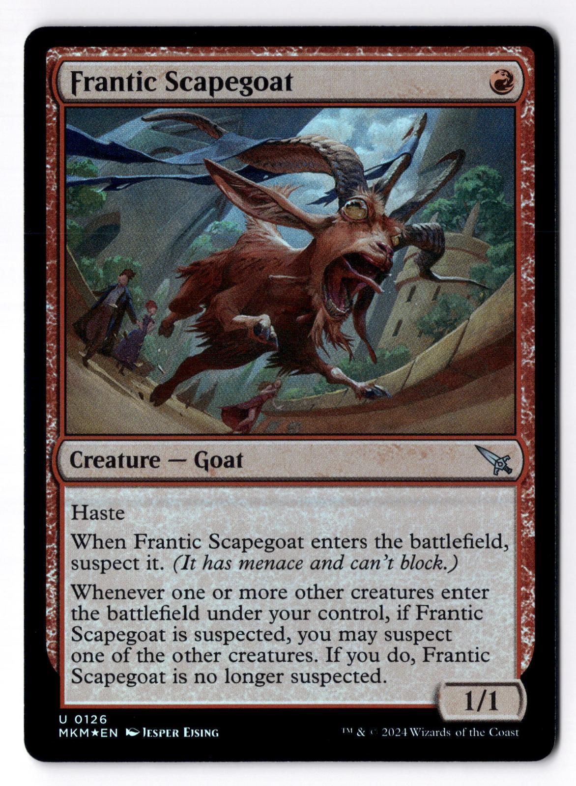 Frantic Scapegoat 126 Murders at Karlov Manor Magic: The Gathering Foil LP