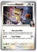 Team Rocket's Meowth 161/217 Common Ascended Heroes Pokemon Near Mint