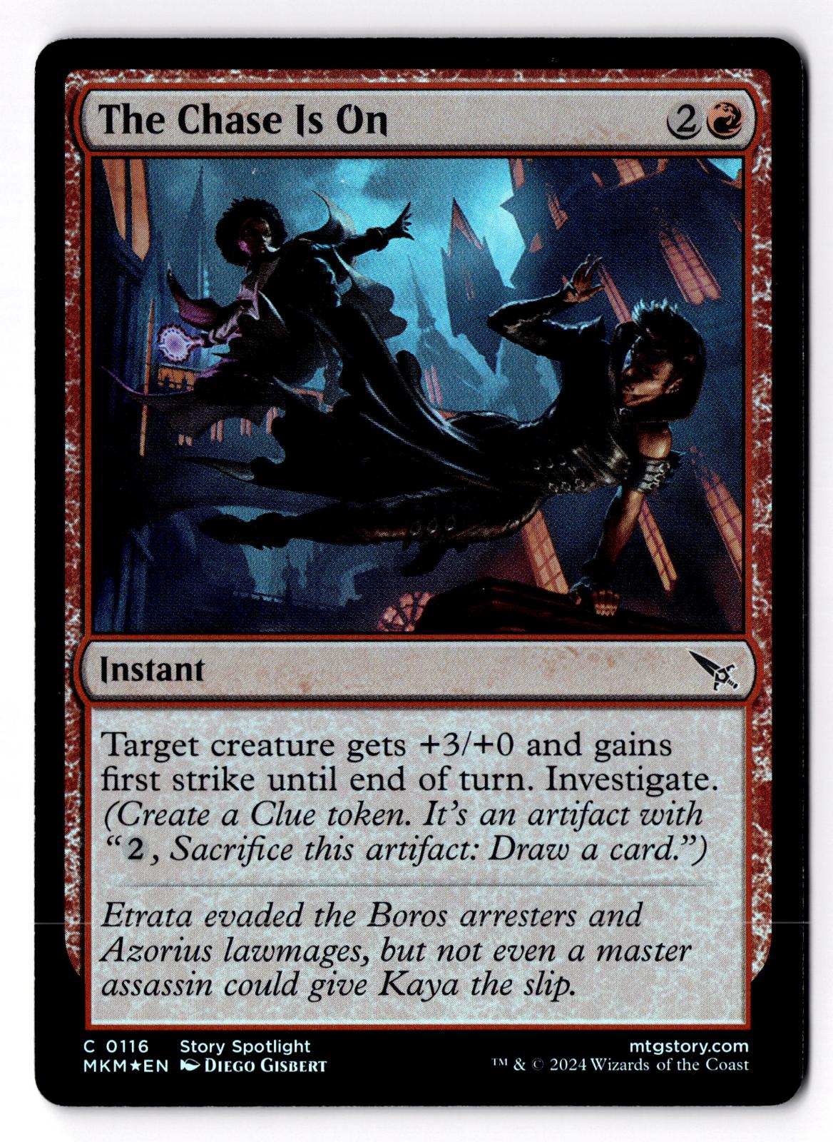 The Chase Is On 116 Common Murders at Karlov Manor Magic: The Gathering Foil LP