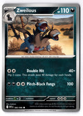 Zweilous 066/086 Common White Flare Pokemon Near Mint
