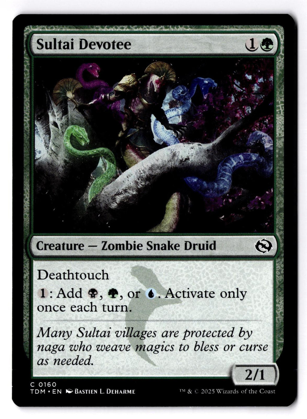 Sultai Devotee 160 Common Tarkir: Dragonstorm Magic: The Gathering LP