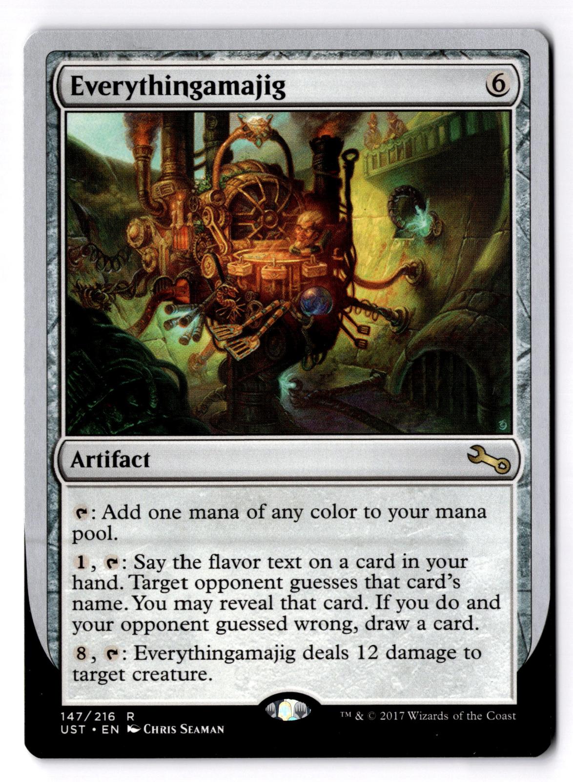 Everythingamajig (D) 147 Rare Unstable Magic: The Gathering Lightly Played