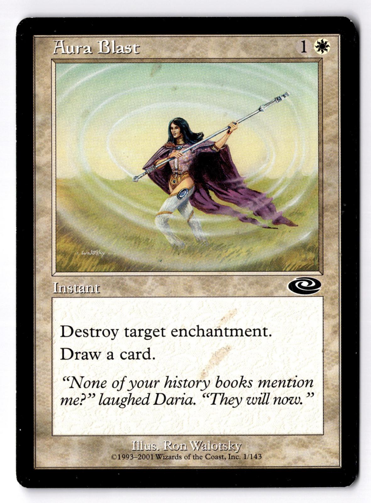 Aura Blast 1 Common Planeshift Magic: The Gathering Moderately Played