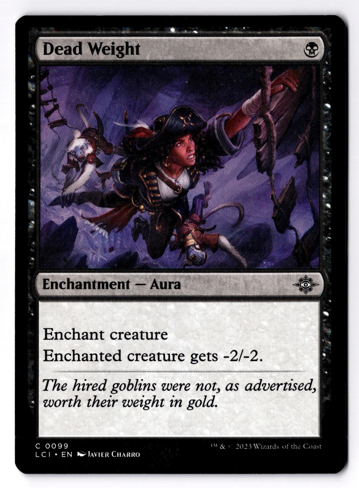 Dead Weight 99 Common The Lost Caverns of Ixalan Magic: The Gathering LP