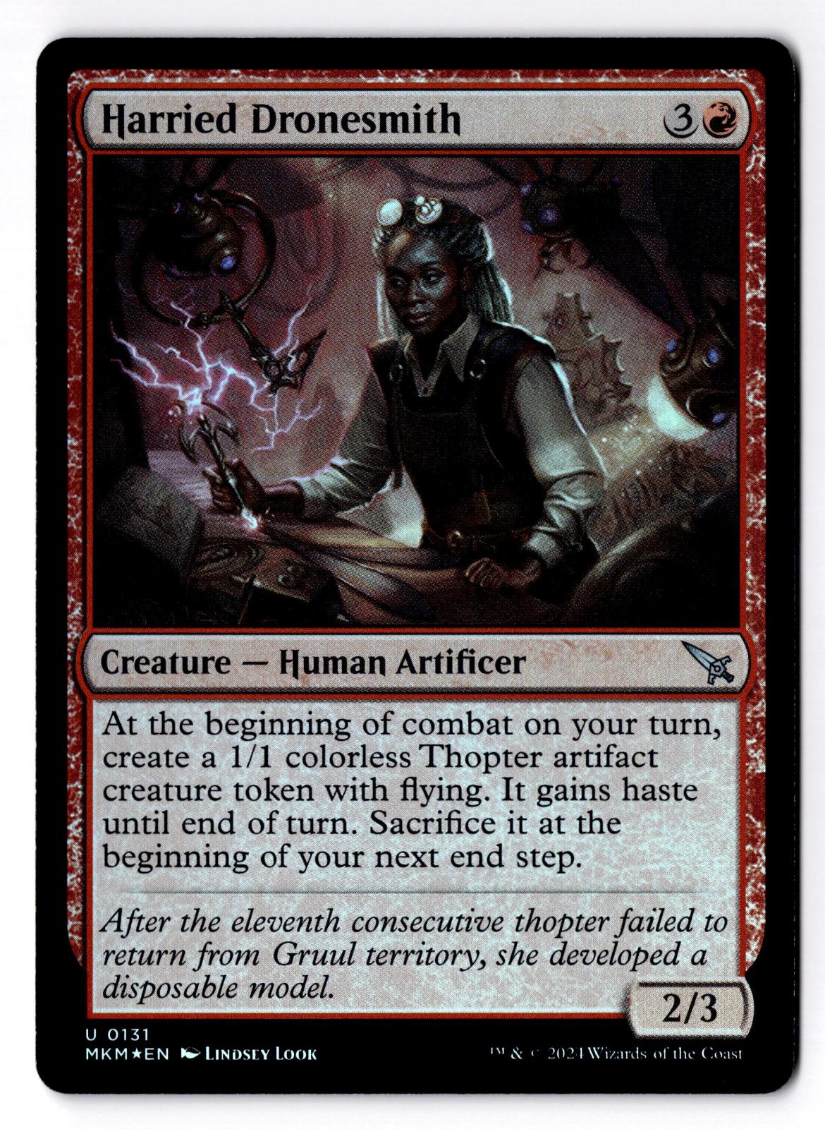 Harried Dronesmith 131 Murders at Karlov Manor Magic: The Gathering Foil LP