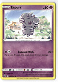 Espurr 060/163 Common Battle Styles Pokemon Lightly Played