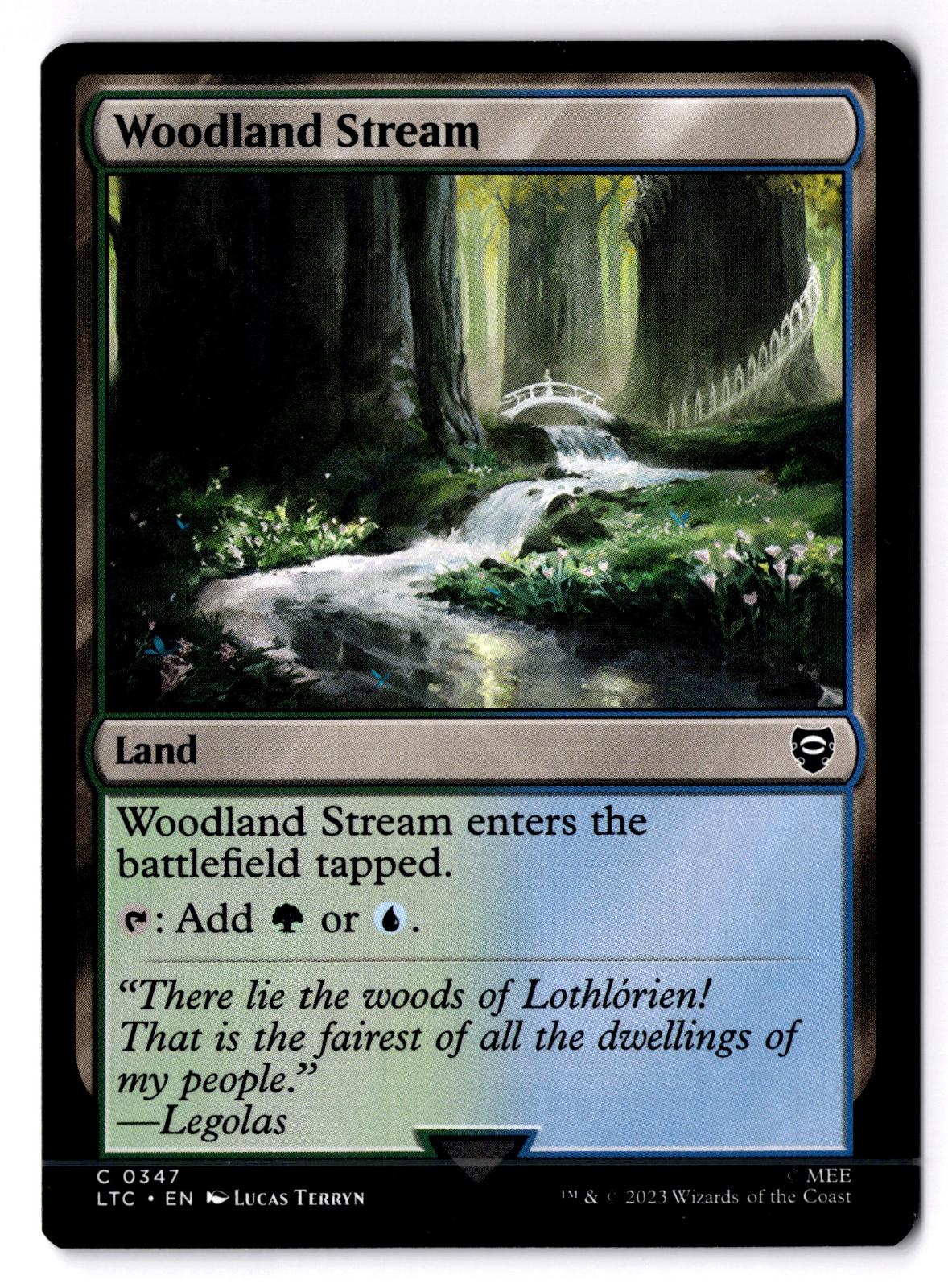Woodland Stream 347 Magic: The Gathering LP