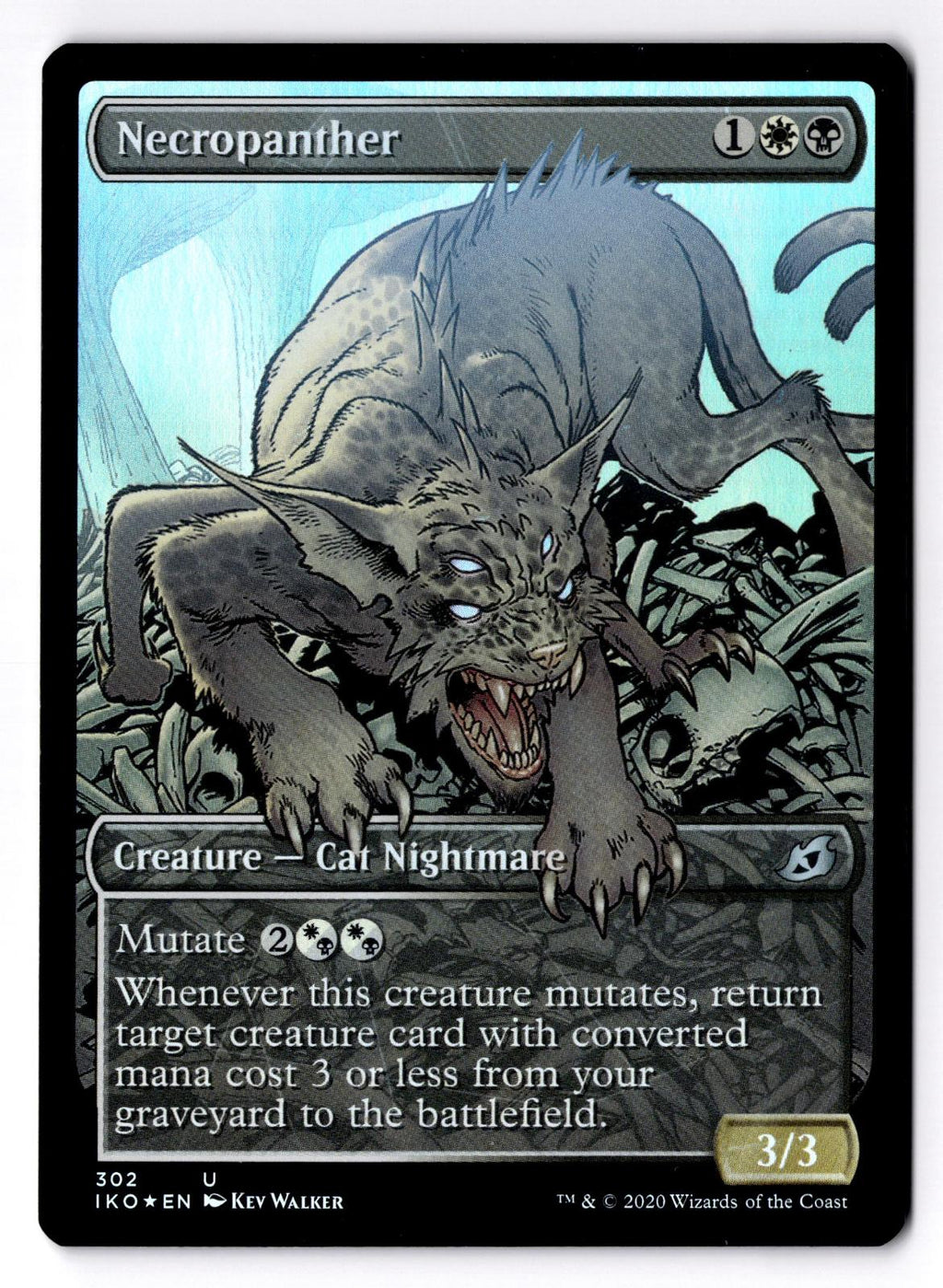 Necropanther (Showcase) 302 Magic: The Gathering Foil LP