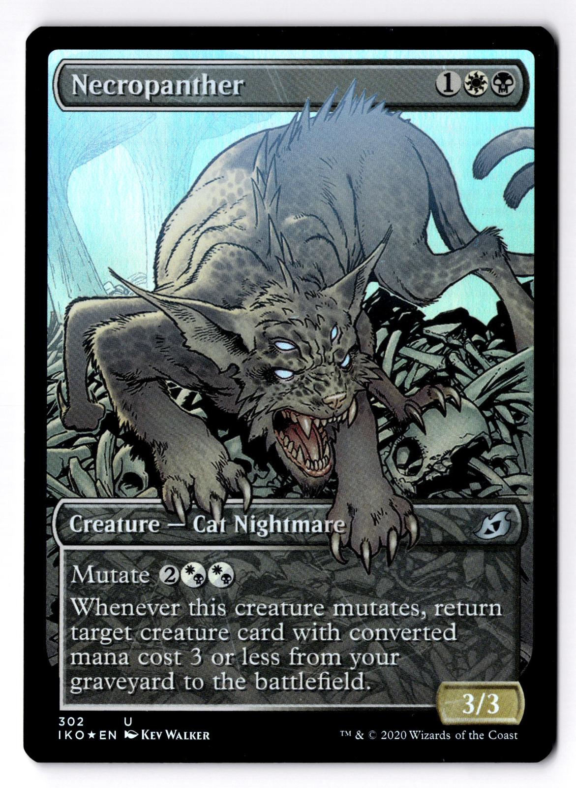 Necropanther (Showcase) 302 Magic: The Gathering Foil LP