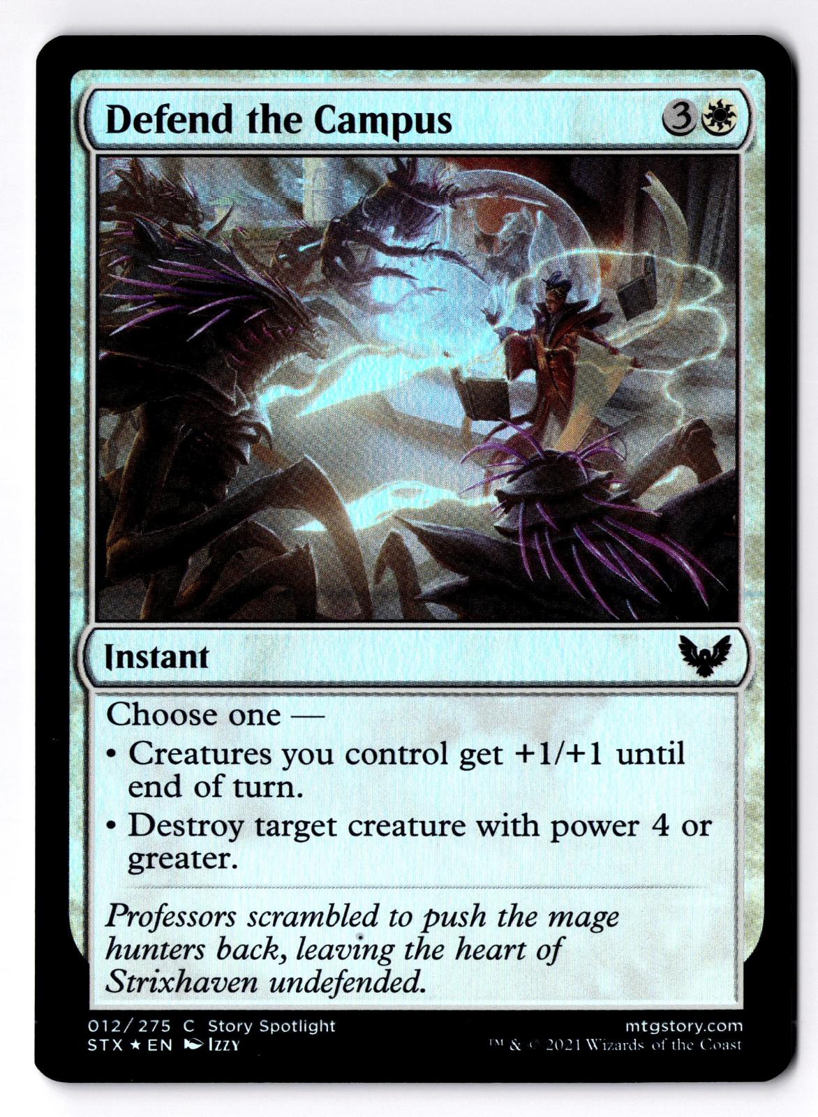 Defend the Campus 12 Strixhaven: School of Mages Magic: The Gathering Foil LP