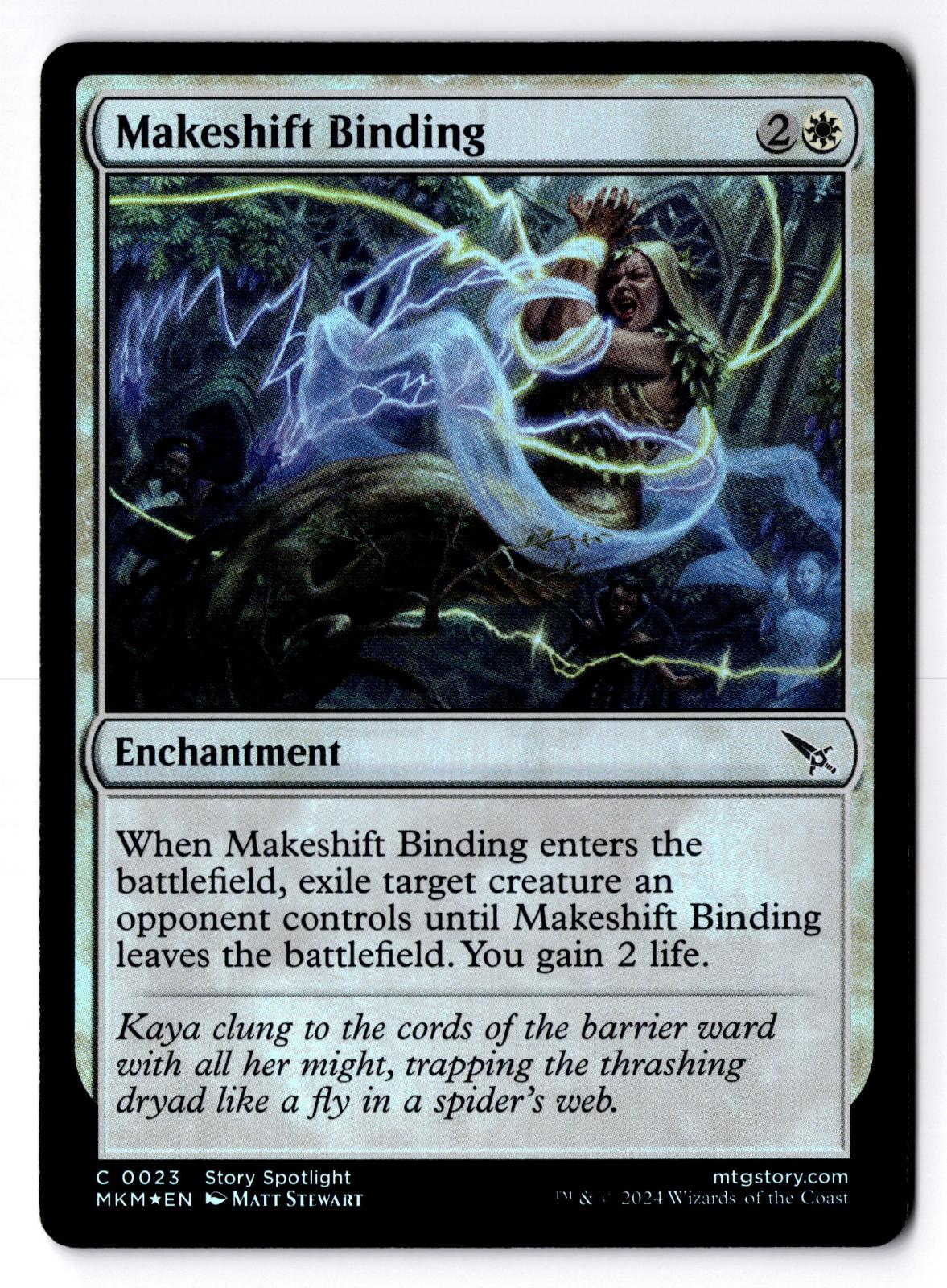 Makeshift Binding 23 Common Murders at Karlov Manor Magic: The Gathering Foil LP