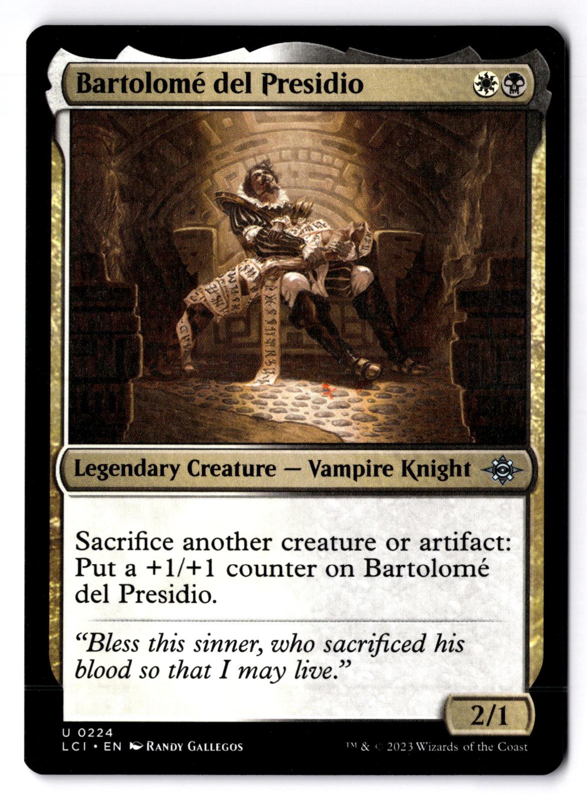 Bartolome del Presidio 224 The Lost Caverns of Ixalan Magic: The Gathering LP