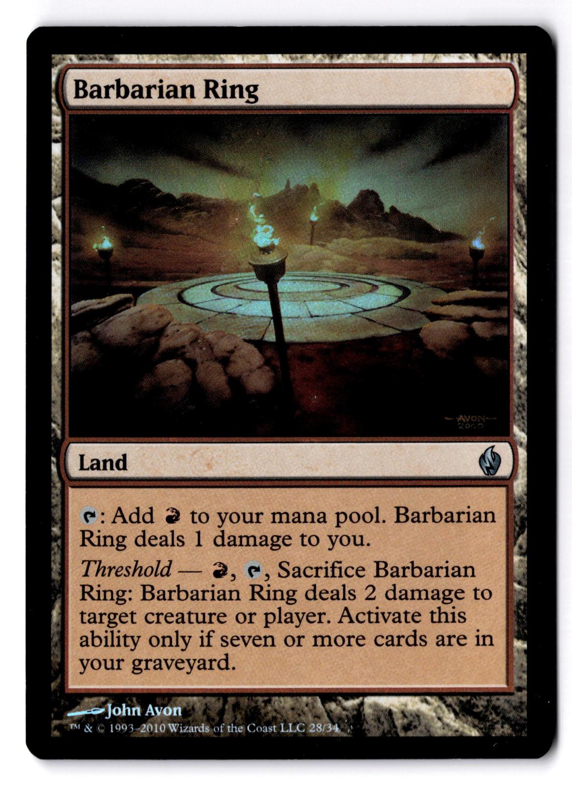 Barbarian Ring 28 Magic: The Gathering Foil LP