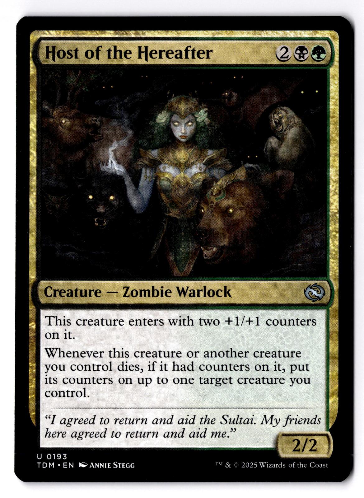 Host of the Hereafter 193 Uncommon Tarkir: Dragonstorm Magic: The Gathering LP