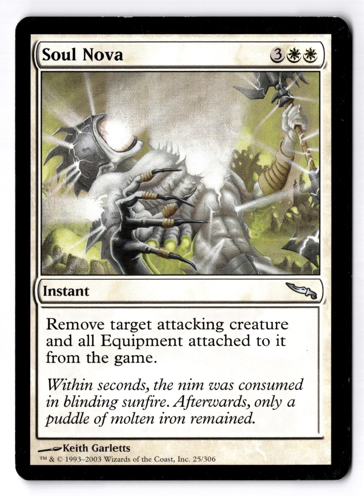 Soul Nova 25 Uncommon Mirrodin Magic: The Gathering Moderately Played