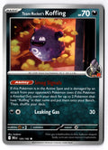 Team Rocket's Koffing 125/182 Common Destined Rivals Pokemon Near Mint