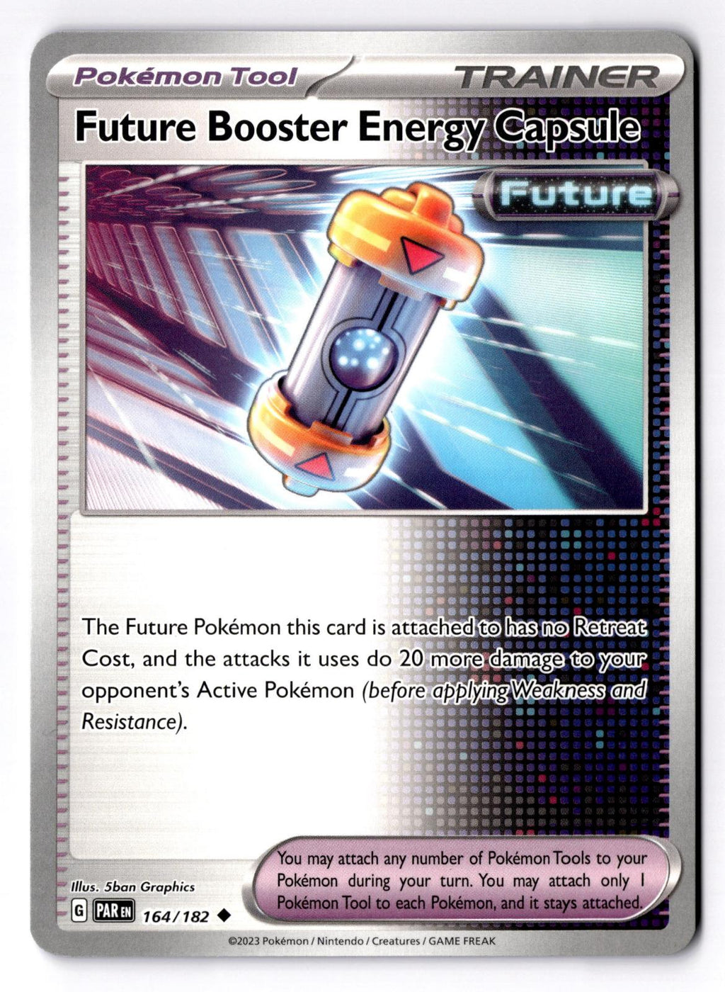 Future Booster Energy Capsule 164/182 Uncommon Paradox Rift Pokemon Near Mint