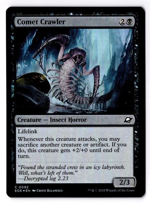 Comet Crawler 92 Common Edge of Eternities Magic: The Gathering Foil LP