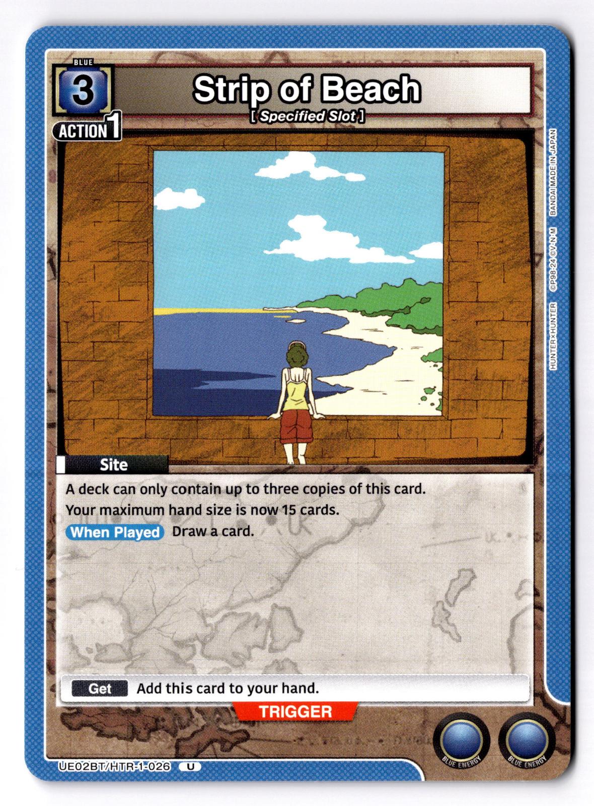 Strip of Beach UE02BT/HTR-1-026 U UE02BT: HUNTER X HUNTER Union Arena Near Mint