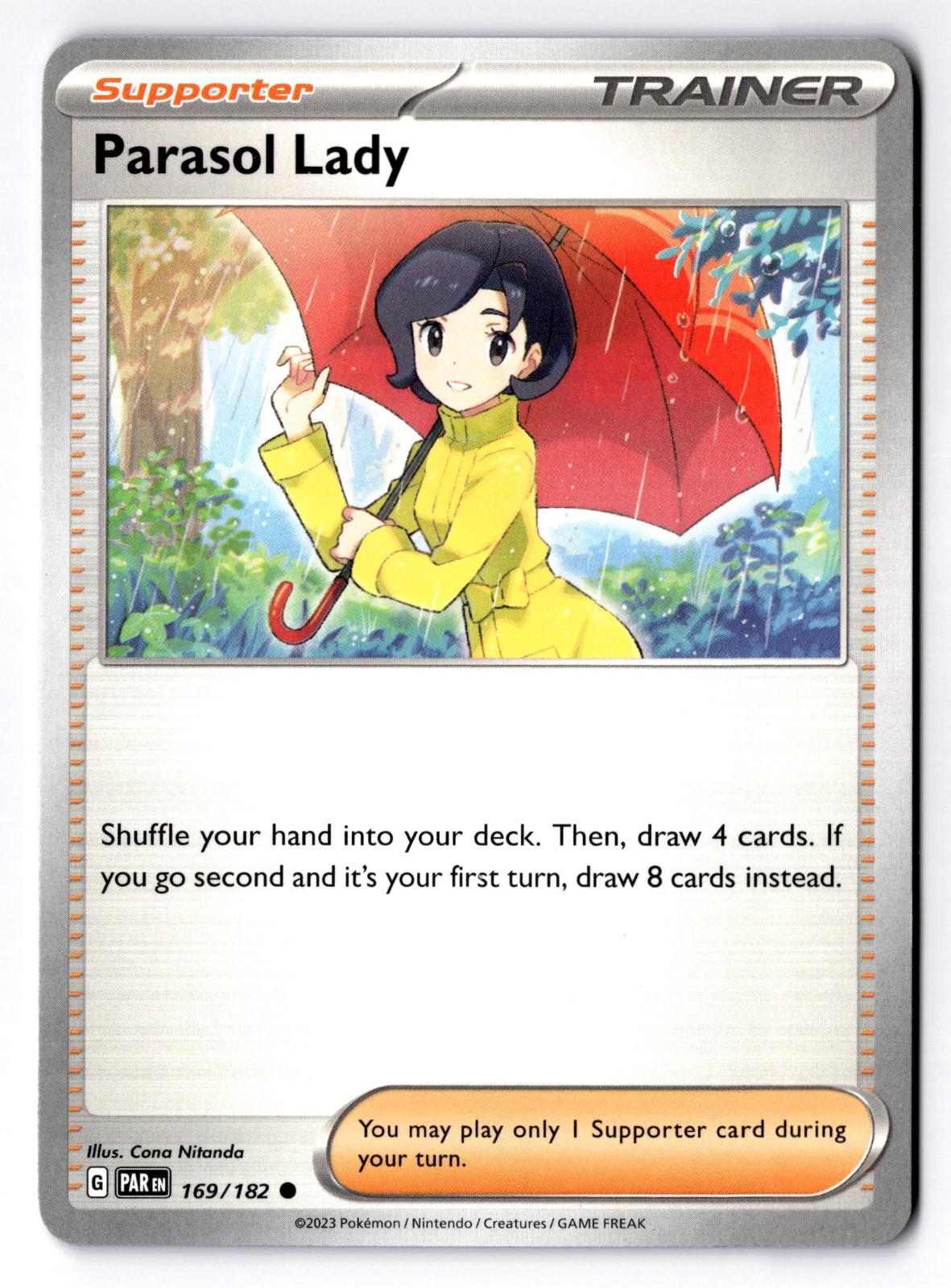 Parasol Lady 169/182 Common Paradox Rift Pokemon Near Mint