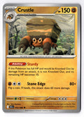 Crustle 052/086 Uncommon Black Bolt Pokemon Near Mint