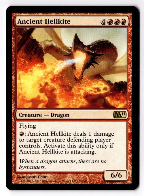 Ancient Hellkite 122 Rare Magic 2011 (M11) Magic: The Gathering MP