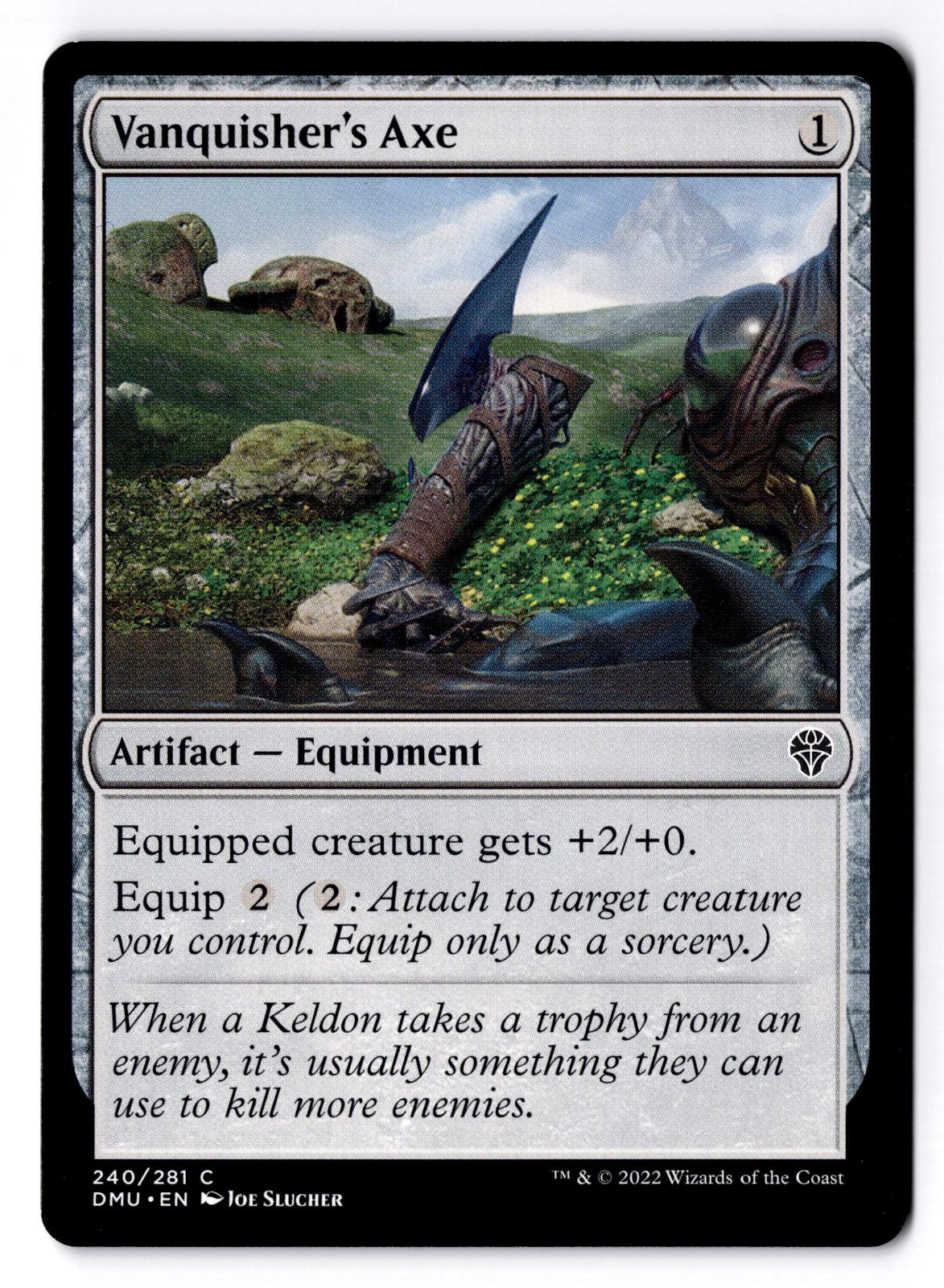 Vanquisher's Axe 240 Common Dominaria United Magic: The Gathering Lightly Played