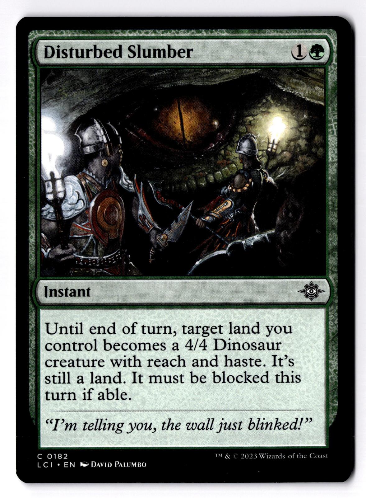 Disturbed Slumber 182 Common The Lost Caverns of Ixalan Magic: The Gathering LP