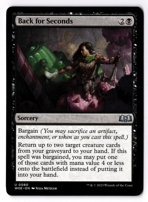 Back for Seconds 80 Uncommon Wilds of Eldraine Magic: The Gathering LP